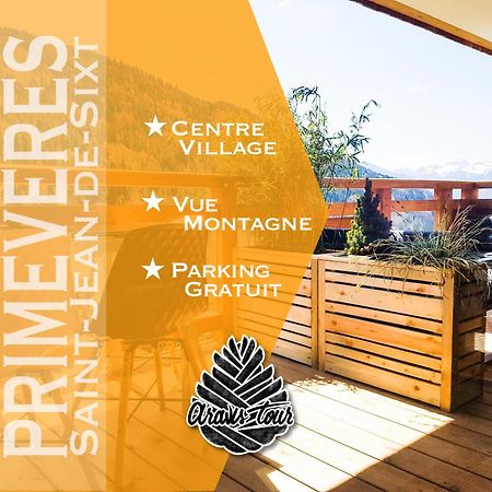 Appt Primeveres - Centre Village, Vue Montagne - Aravistour Saint-Jean-de-Sixt Ngoại thất bức ảnh